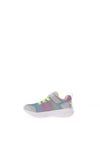 Skechers Girls Snap Prints 2.0 Stars Away Trainer, Silver Multi