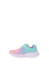 Skechers Toddler Girl S Lights Sola Glow Trainer, Multi