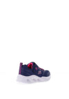 Skechers Girls S Lights Sola Glow Trainer, Navy