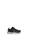 Skechers Boys Flex Glow Elite Vorlo Trainer, Black