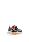 Skechers Boys S Lights Glow Ultra Trainer, Black