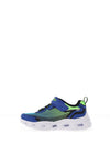Skechers Boys S Lights Vortex 3.0 Trainer, Blue