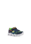 Skechers Boys S Lights Vortex 2.0 Trainer, Navy
