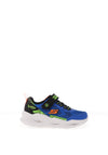 Skechers Boys S Lights Meteor Lights Trainer, Blue