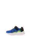 Skechers Boys S Lights Meteor Lights Trainer, Blue