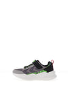 Skechers Boys S Lights Meteor Lights Trainer, Grey