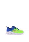 Skechers Baby Boy S Lights Meteor Krendox Trainer, Blue