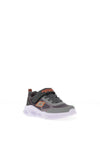 Skechers Toddler Boy S Lights Krendox Trianer, Grey