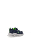 Skechers Boys S Lights Meteor Lights Trainer, Navy
