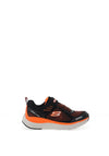 Skechers Boys Ultra Groove Waterproof Velcro Trainer, Black