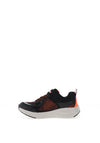 Skechers Boys Ultra Groove Waterproof Velcro Trainer, Black