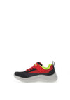 Skechers Boys Skech Fast Solar Squad Trainers, Red & Black