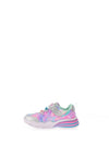 Skechers Girls Sweetheart Lights Lovely Dreams Trainer, Silver Multi