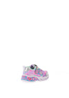 Skechers Girls Sweetheart Lights Lovely Dreams Trainer, Silver Multi
