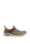 Skechers Arch Fit Crosser Slip-Ins Trainers, Taupe