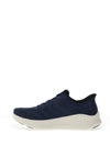 Skechers Go Walk Now Payton Slip-Ins Trainers, Navy & White