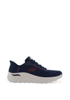 Skechers Arch Fit 2.0 Slip-Ins Trainers, Navy & Red