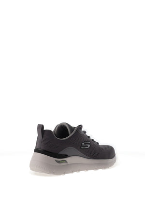 Skechers Arch-Fit Summits Kravel Trainers, Charcoal