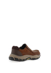 Skechers Respected Catel Slip-On Shoes, Dark Brown