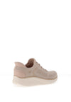 Skechers Womens Slip-ins Bobs Sport Squad Chaos Trainers, Natural & Gold