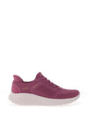 Skechers Womens Slip-ins Bobs Sport Squad Chaos Trainers, Purple