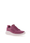 Skechers Womens Slip-ins Bobs Sport Squad Chaos Trainers, Purple