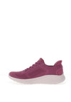 Skechers Womens Slip-ins Bobs Sport Squad Chaos Trainers, Purple