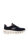 Skechers Womens GO WALK Glide-Step 2.0 Kristee Trainers, Navy & Pink