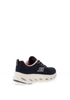 Skechers Womens GO WALK Glide-Step 2.0 Kristee Trainers, Navy & Pink