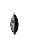 Scatter Box Gallium Velvet Animal Print Cushion 43x43cm, Black