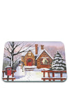 The Home Studio Christmas Cottage Glass Worktop Protector