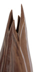 Light & Living Deco Tulipan Ceramic Vase, Eggplant