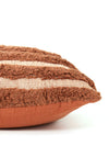 Light & Living Sakala Wavy Cushion 60x30cm, Brown