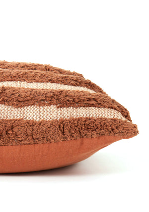 Light & Living Sakala Wavy Cushion 60x30cm, Brown
