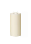 Fern Cottage Luxe LED Natural Glow 6x12 Candle, Ivory