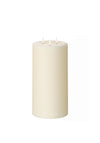 Fern Cottage Luxe LED Natural Glow 6x12 Candle, Ivory