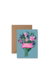 Slieve Studio “Happy Birthday” Illustrated Flower Card