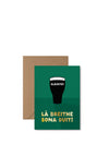 Slieve Studio “Lá Breithe Sona Duit, Sláinte” Guinness Gold Foiled Card