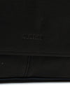 Sloane Mens Leather Messenger Bag, Black & Navy