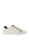 Sloane Bolt Leather Laced Trainers, White