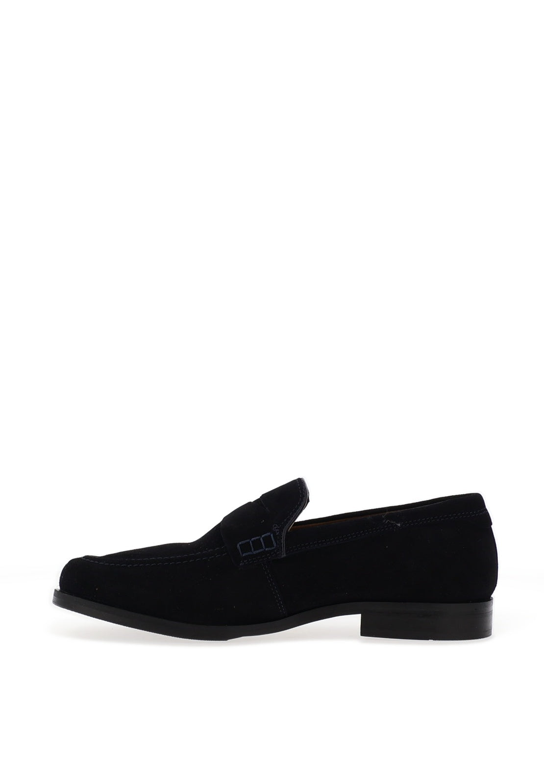 Sloane Suede Loafers, Dark Navy