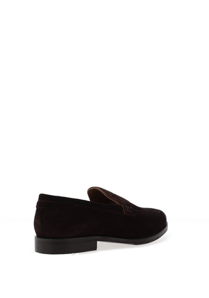 Sloane Suede Loafers, Brown