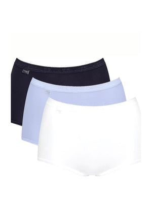 Sloggi Basic Maxi Brief 3 Pack, Navy
