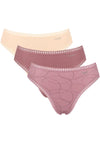 Sloggi Go Crush High Leg Brief 3 Pack, Pink