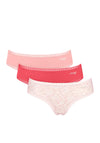 Sloggi Go Crush Hipster 3 Pack Brief, Pink Multi
