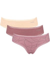 Sloggi Go Crush Hipster Brief 3 Pack, Pink