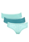 Sloggi Go Crush Hipster Brief 3 Pack, Blue