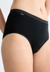 Sloggi Basic+ Midi 3 Pack Briefs, Black