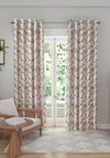 SLX Fiji Lined Eyelet 90x90” Curtains, Beige