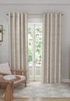 SLX Tribeca Lined Eyelet 90x90” Curtains, Cream